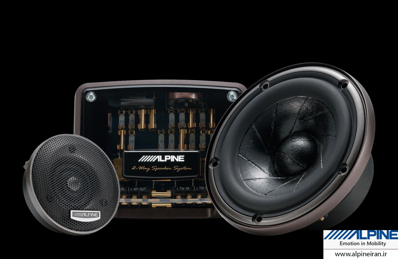 Alpine  SPX-Z15M کامپوننت آلپاین