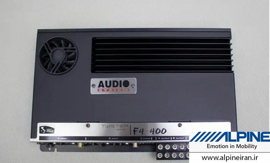 AUDIO SYSTEM F4-400آمپلی فایر ائودیوسیستم